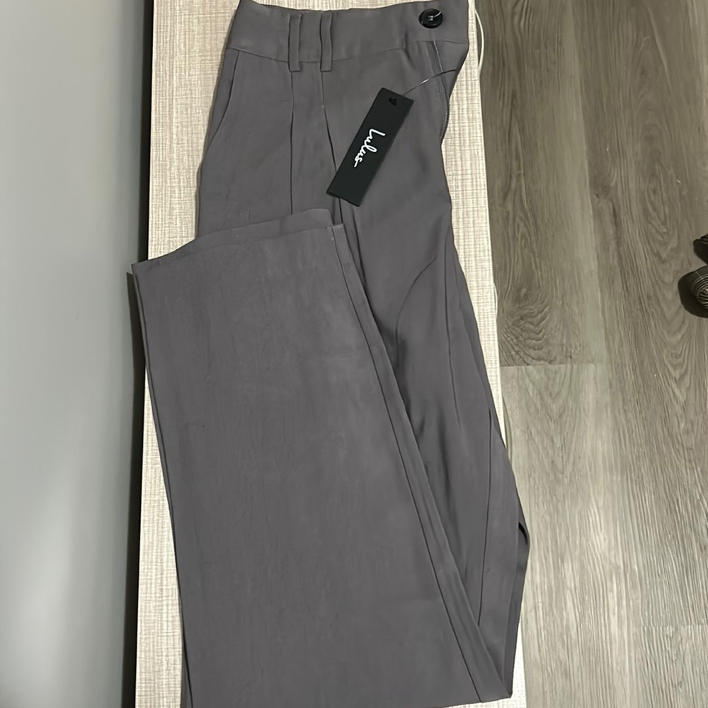 Lulus Grey Office Pants